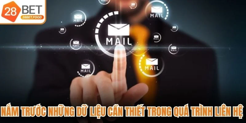 Nắm trước những dữ liệu cần thiết trong quá trình liên hệ nhân viên